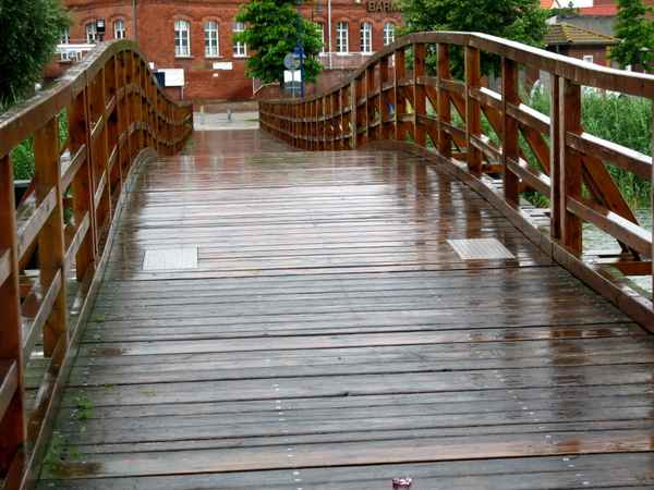 Holzbrücke bei Wolgast