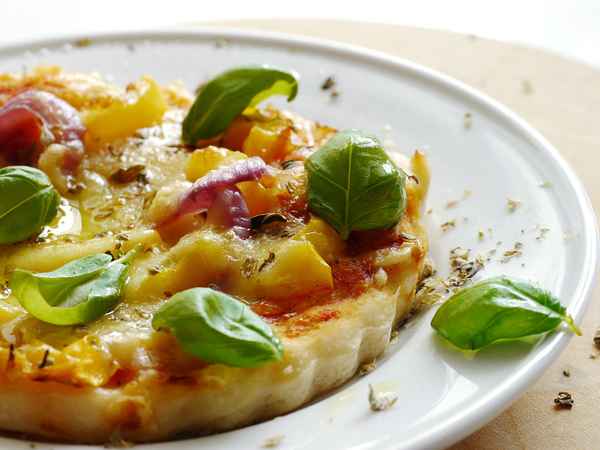 Pizza selbstgemacht . . .