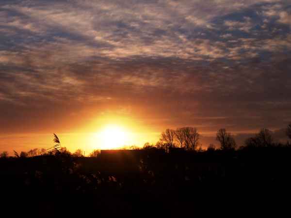 Die Sonne geht unter