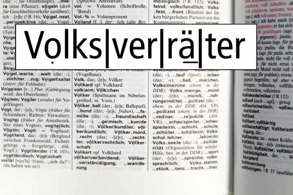 Unwort des Jahres 2016: Volksverräter