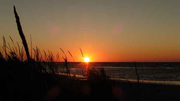 Noch ein Sonnenaufgang an der Ostsee