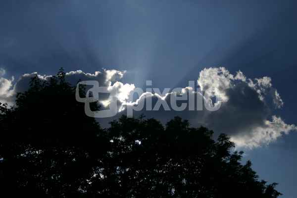 Gewitterwolken in Sommer