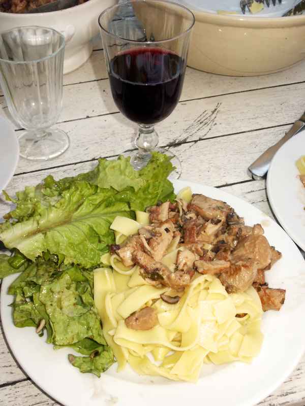 Abendessen...