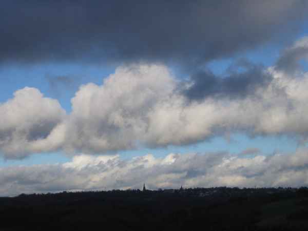 Drei Wolkenschichten