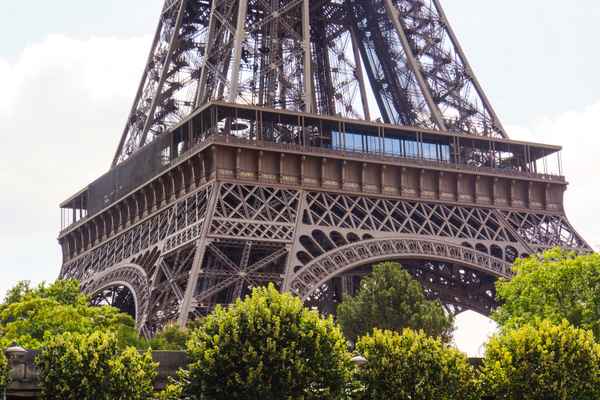 Eiffelturm - Basis mit erster Etage