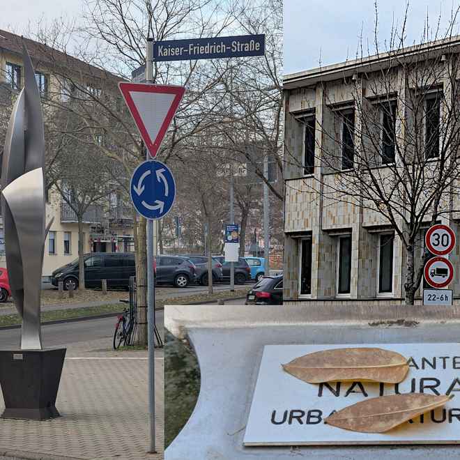 Urban Nature Skulpturen von René Dantes in Pforzheim