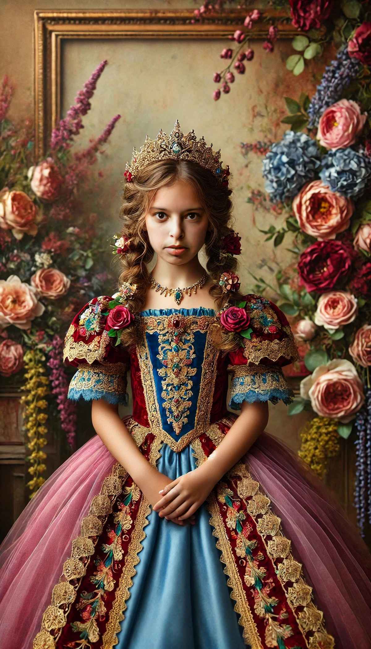 Prinzessin im Blumenmeer