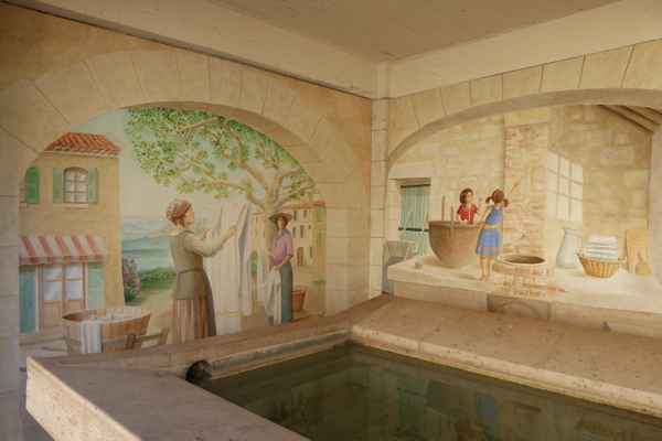 Erinnerung an frühere Bäder