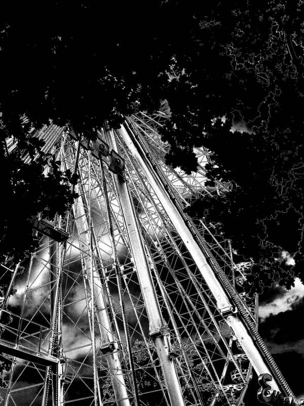Riesenrad Standbeine