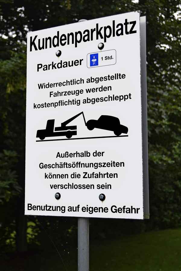 Kundenparkplatz
