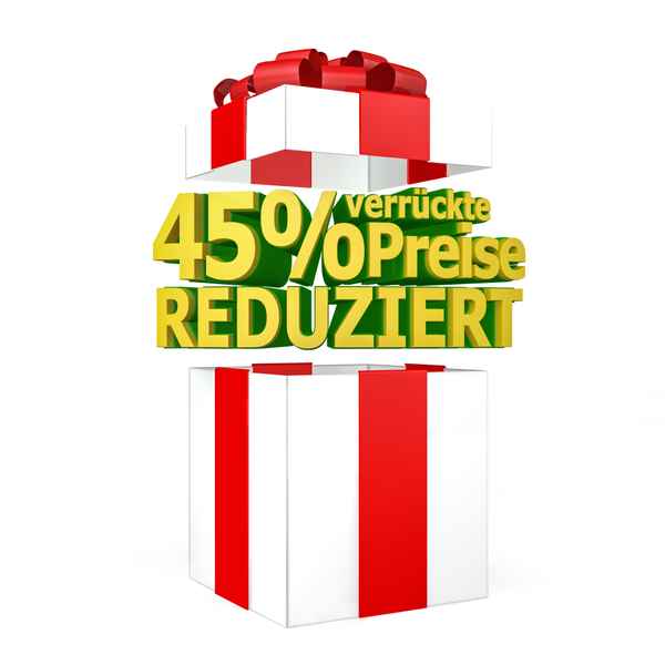45% Einkaufswagen