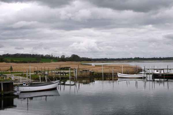 Fischerboote in Hejlsminde
