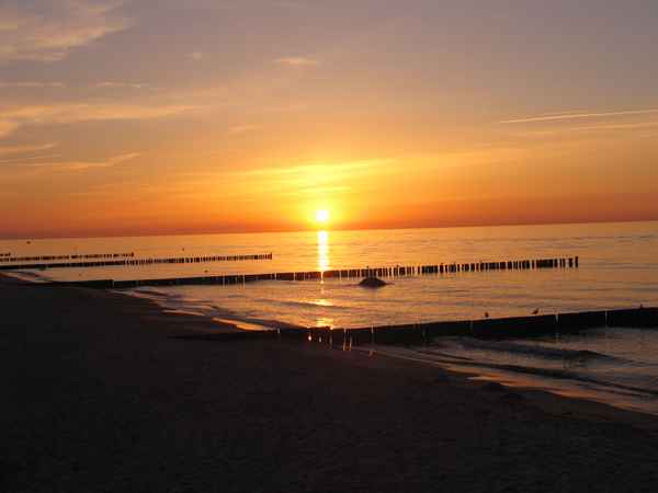 Sonnenuntergang auf der Ostsee