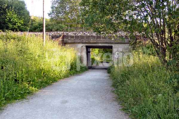 kleine Eisenbahnbrücke nähe Trondheim
