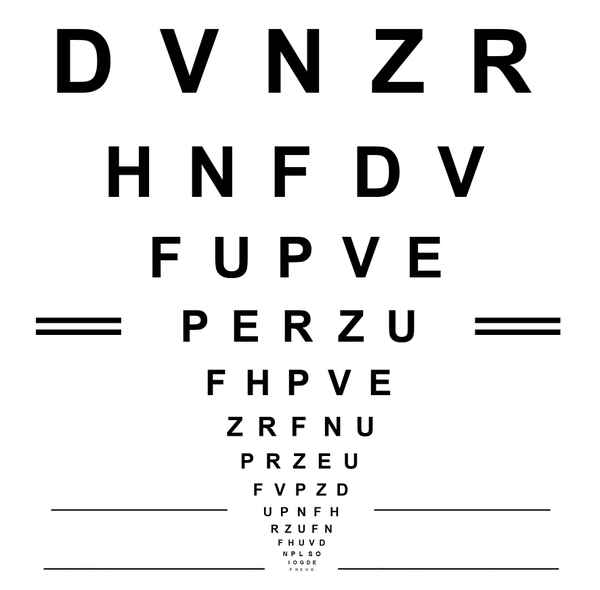 Sehtest - Bailey-Chart