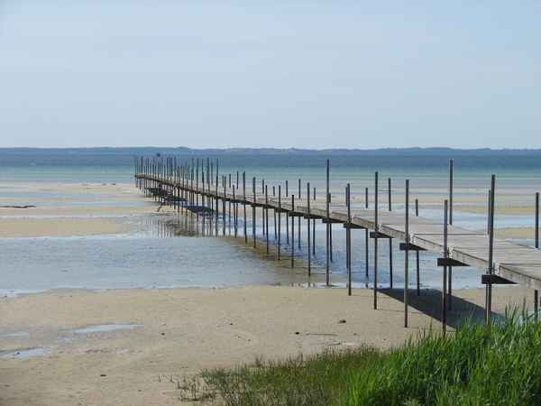 Strand und Steg