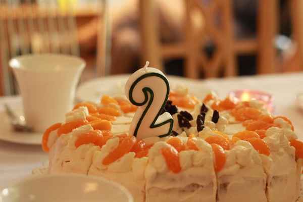Torte zum 2. Geburtstag