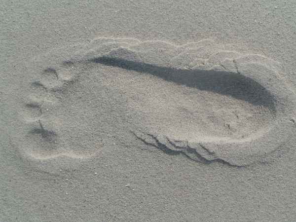 Spuren im Sand