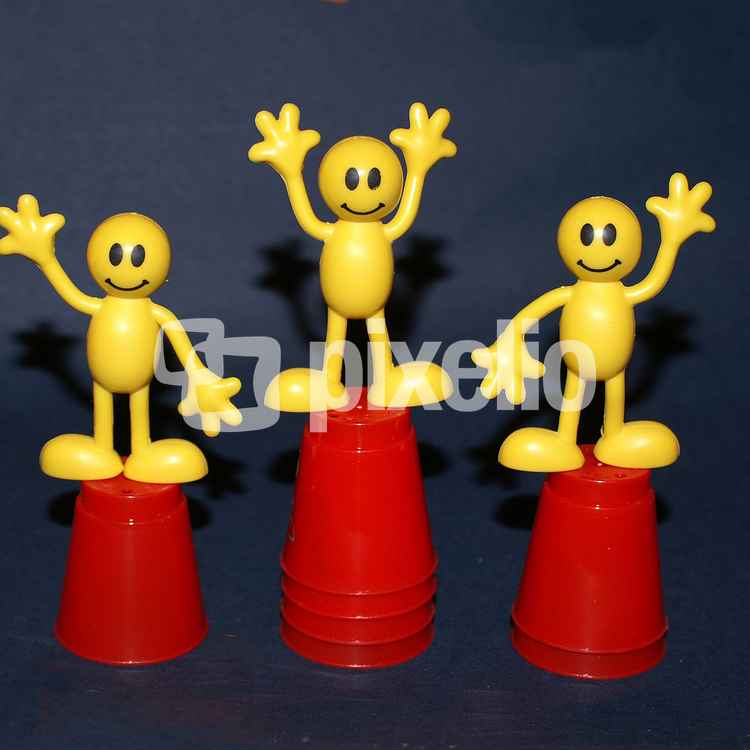 Plastikmännchen Siegerehrung