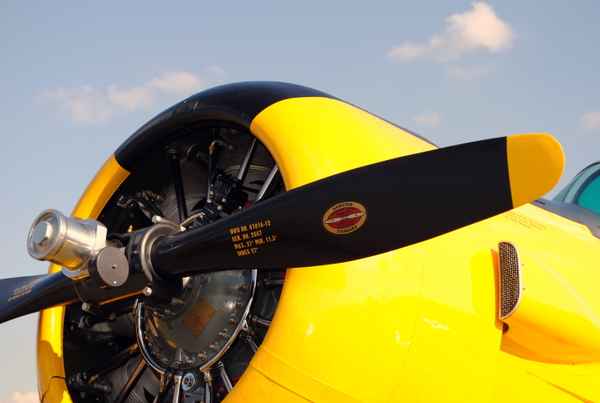 Rotoren und alte Flugzeuge