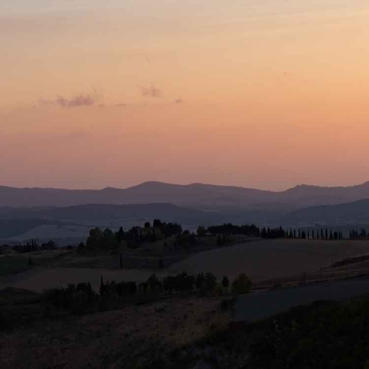 Toskana Sonnenuntergang