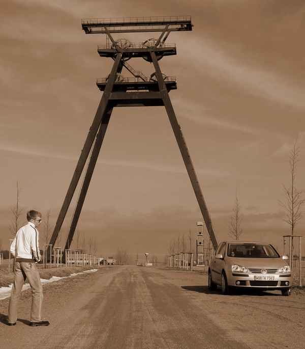 Vergangene Zeiten oder Förderturm