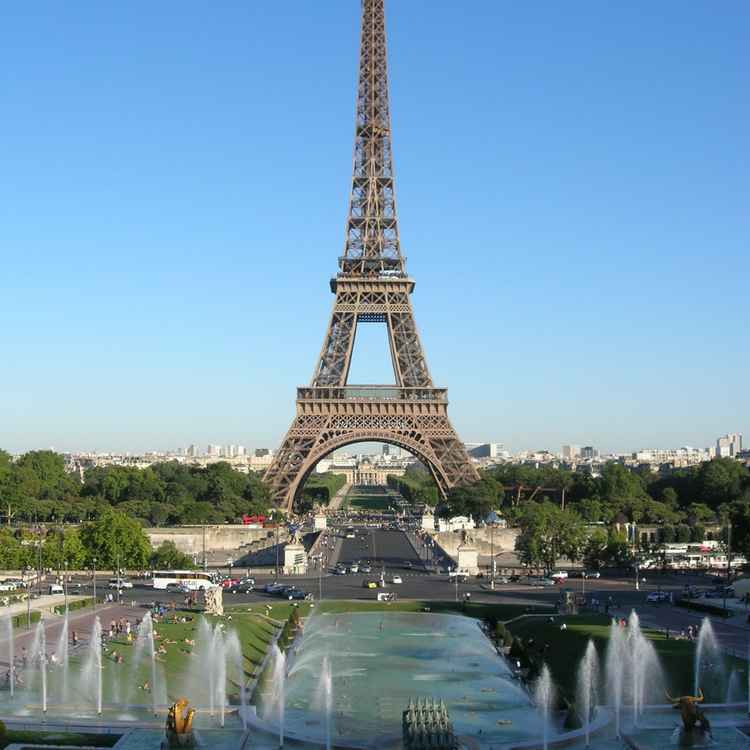 Der Eiffelturm in Paris