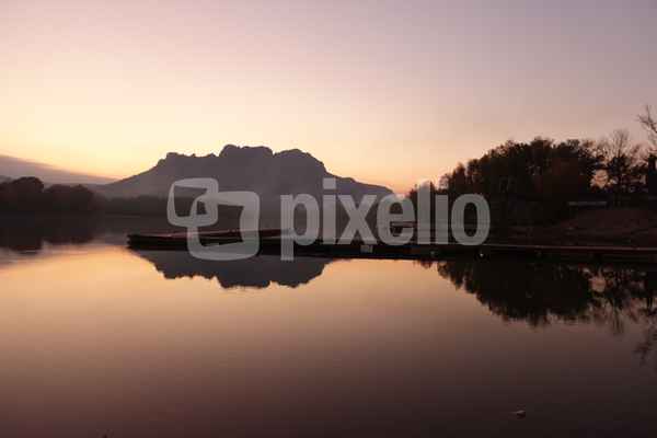 Sonnenuntergang am See