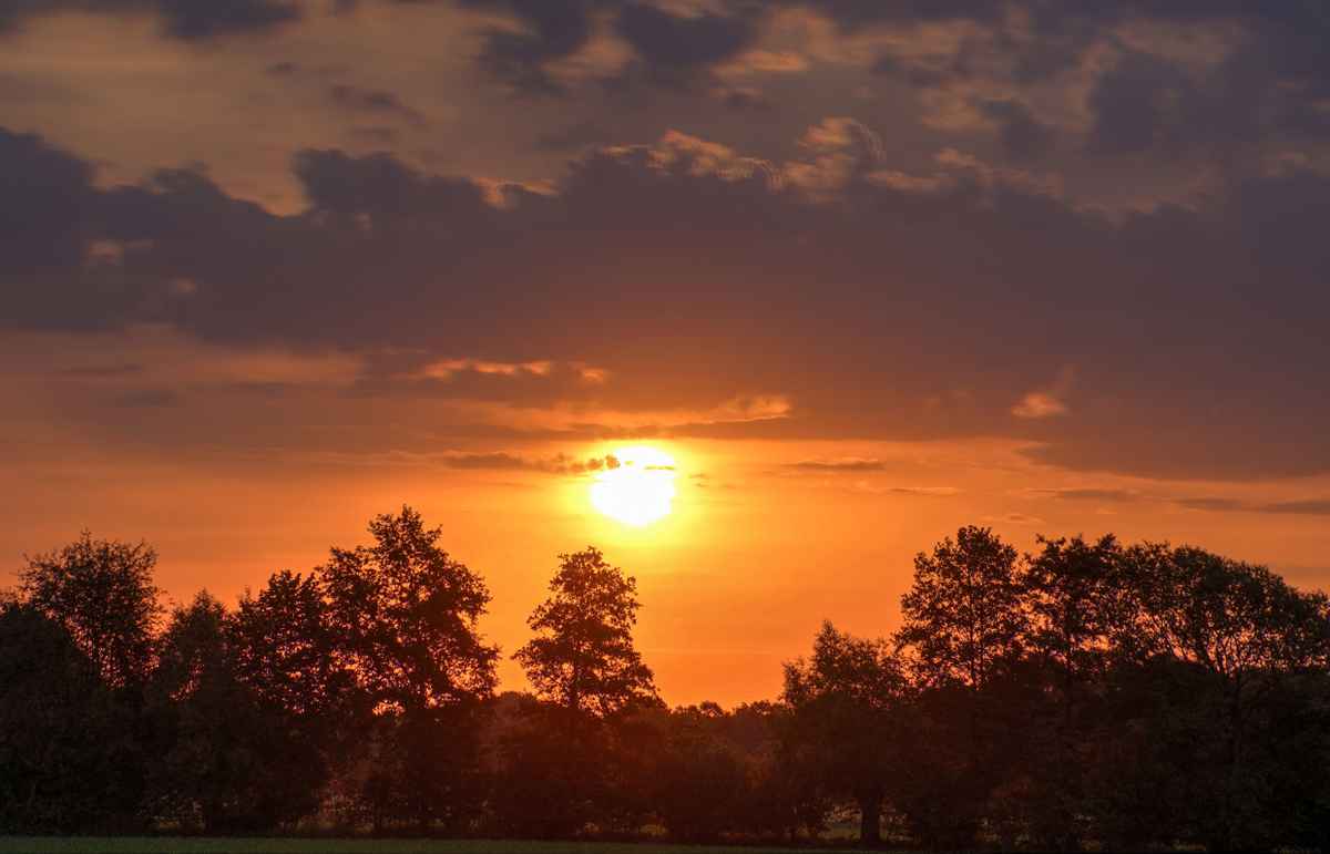 Sonnenaufgang im Delbrücker Land