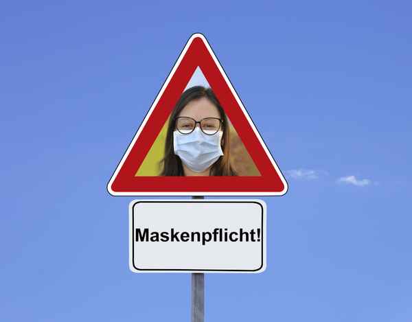 Maskenpflicht, Maske tragen