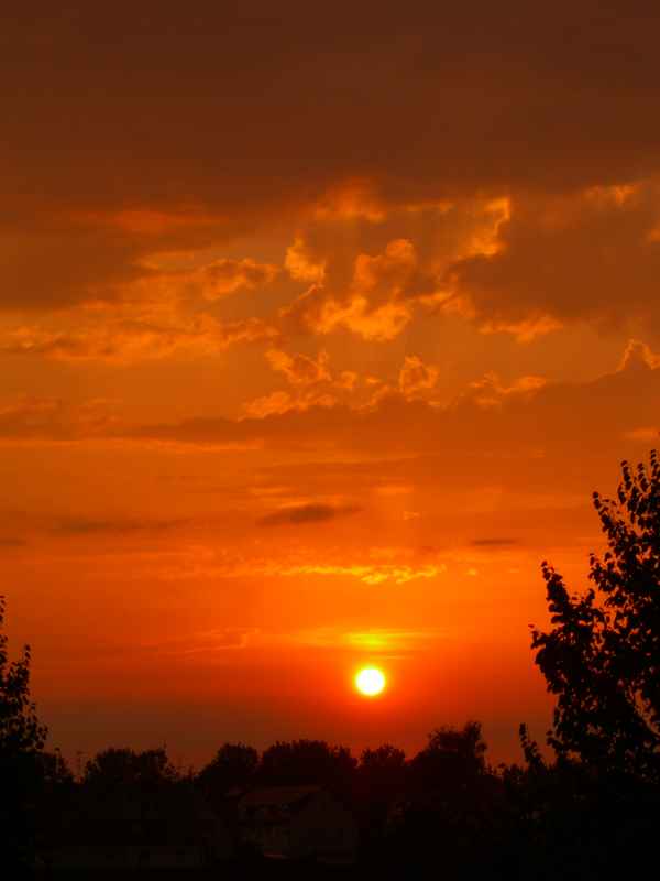 Sonnenuntergang in Karlsfeld