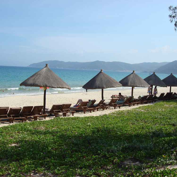 Strand in Sanya, Hainan/China