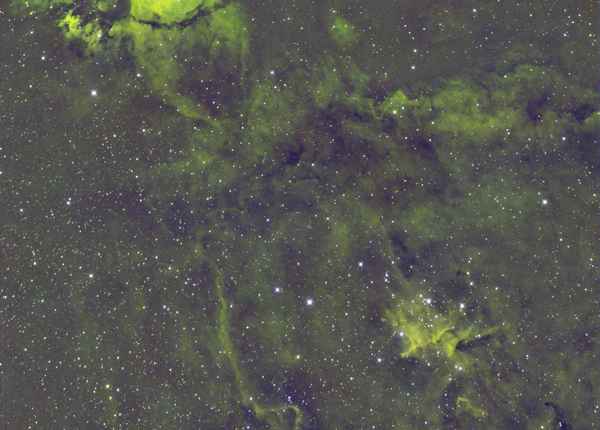 Seelennebel in H-Alpha+OIII+SII