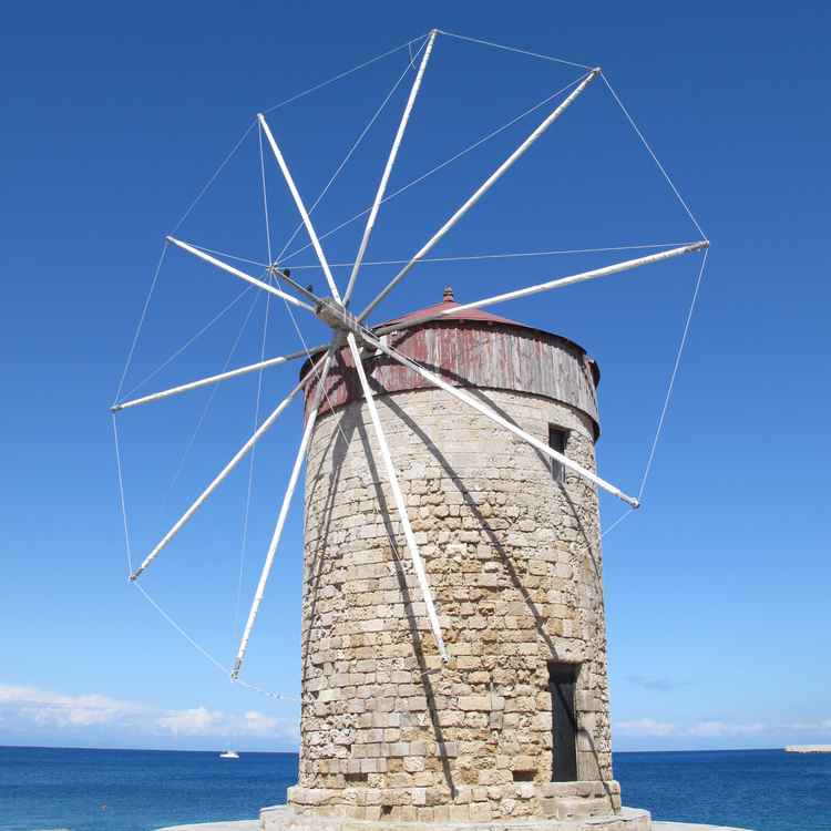 Windmühle Rhodos