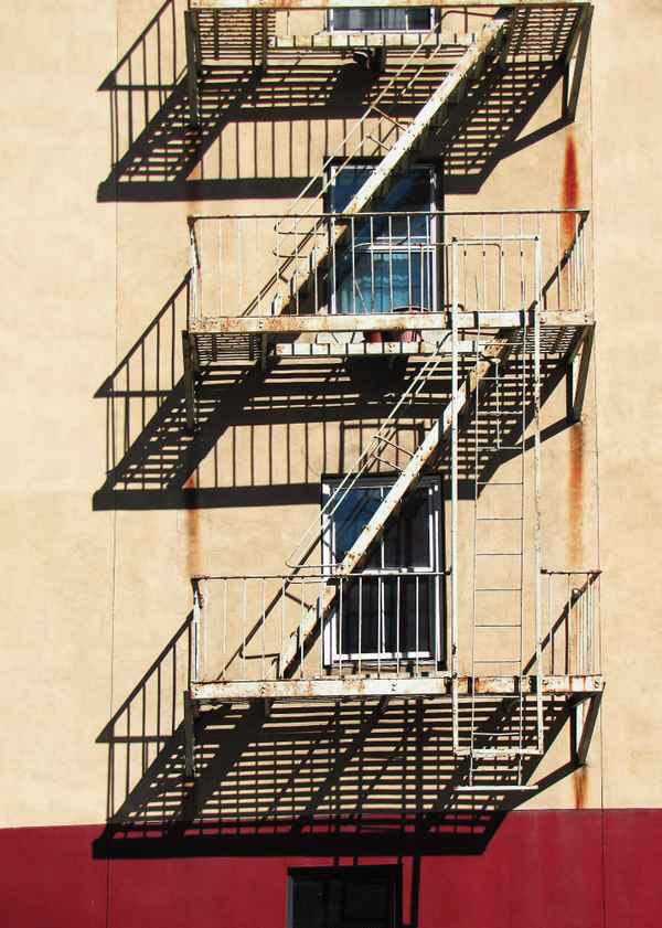 Feuertreppen in Chelsea, Manhattan