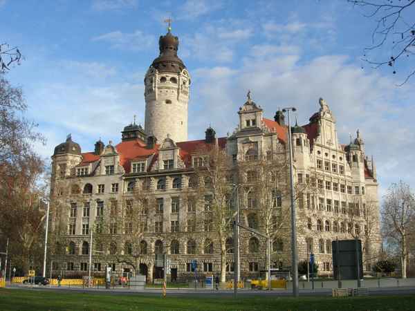 Neues Rathaus in Leipzig