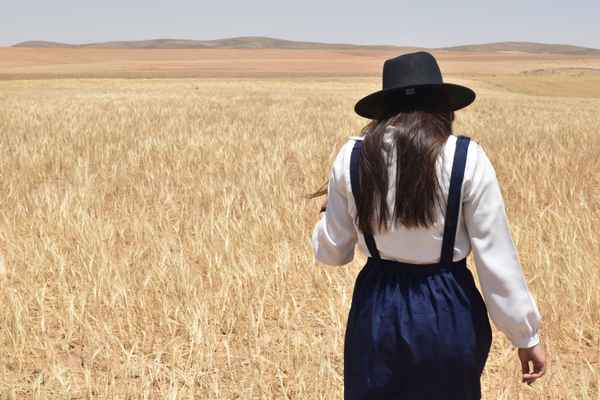 Girl in the desert