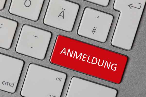 Anmeldung (rot)
