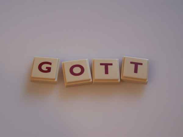Wortbild Gott