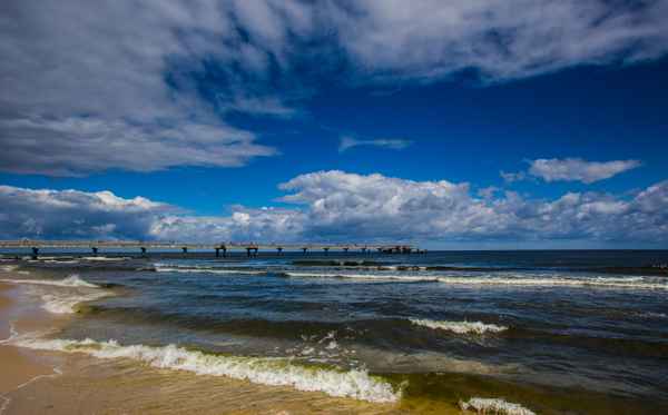 Wolkenstimmung am Meer