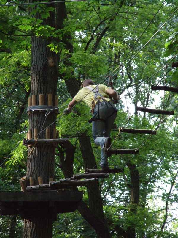 Mutig in luftiger Höhe ( noch einer )