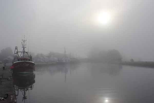 Morgennebel am Kaledonischen Kanal