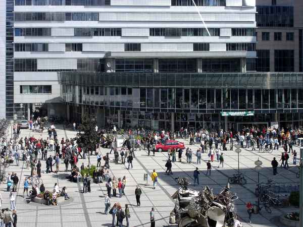 Auf dem Campus.