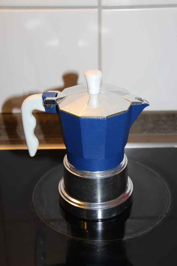 Eine Espressokanne