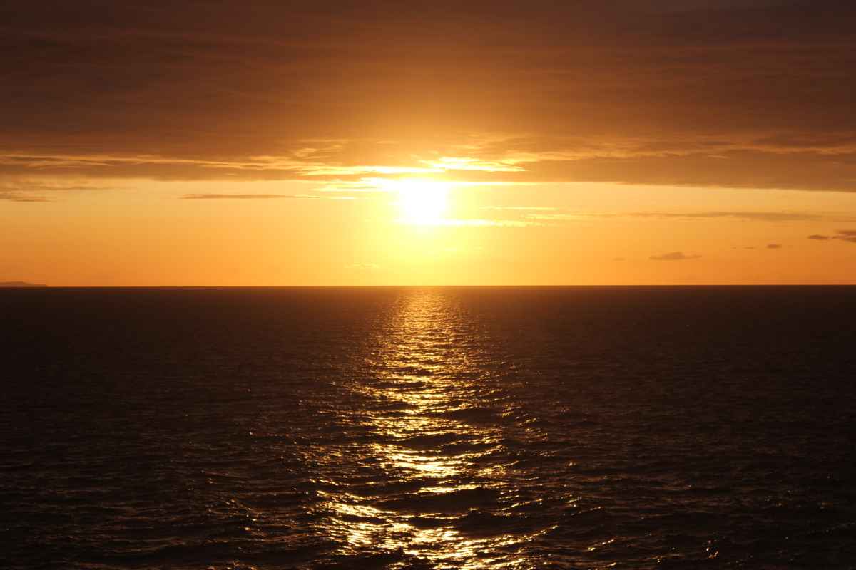 Sonnenuntergang an der Nordsee