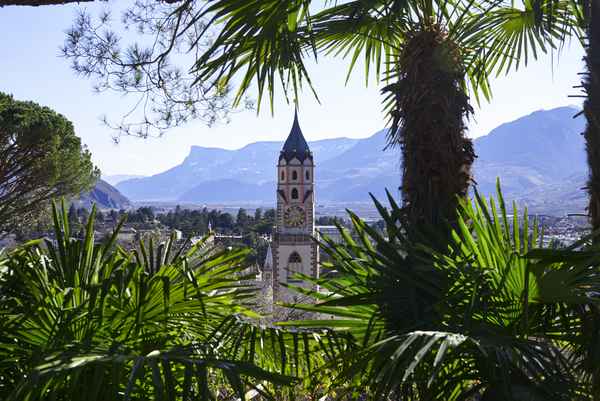 Blick auf Meran, Südtirol