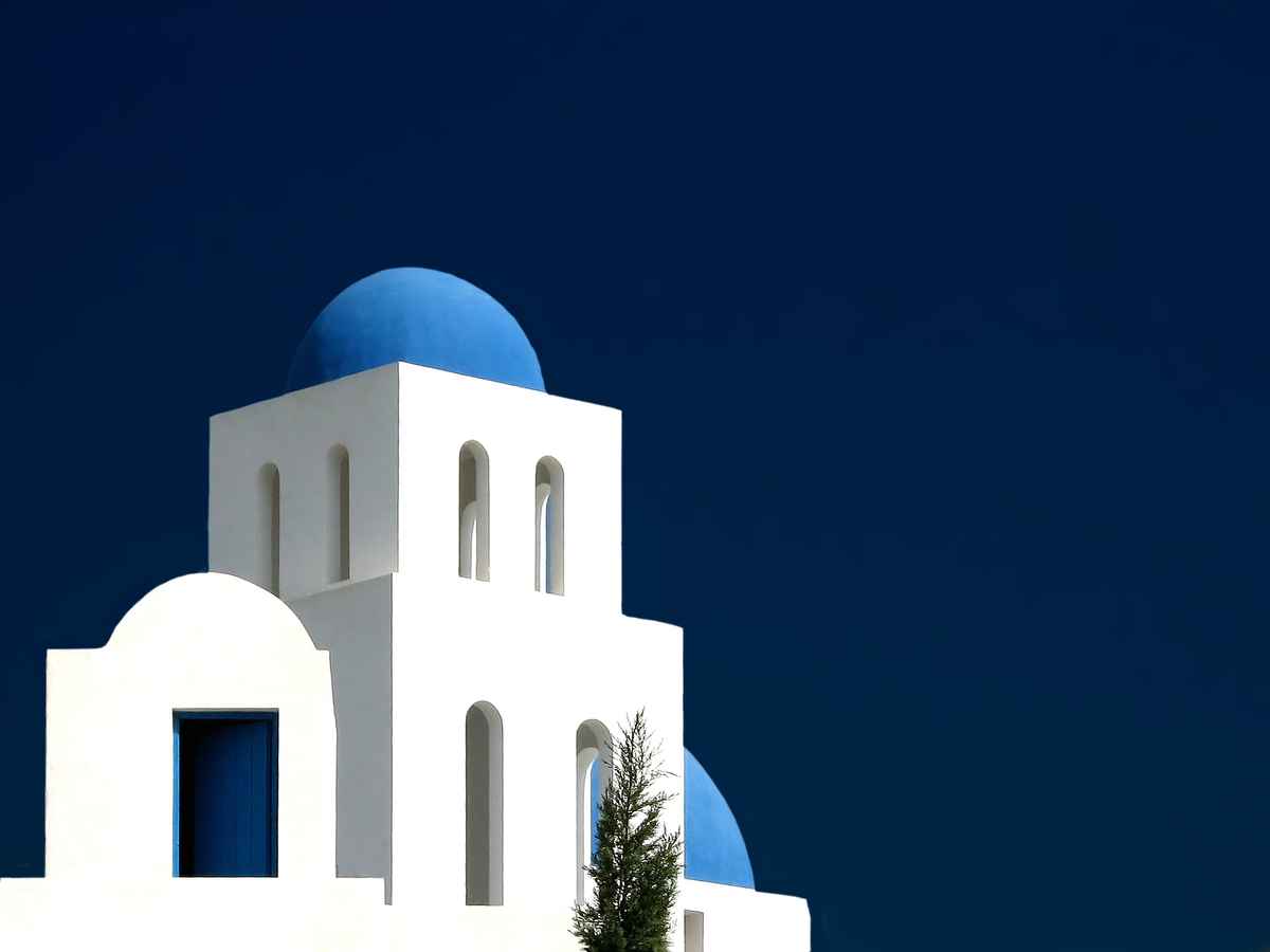 blau - weiss