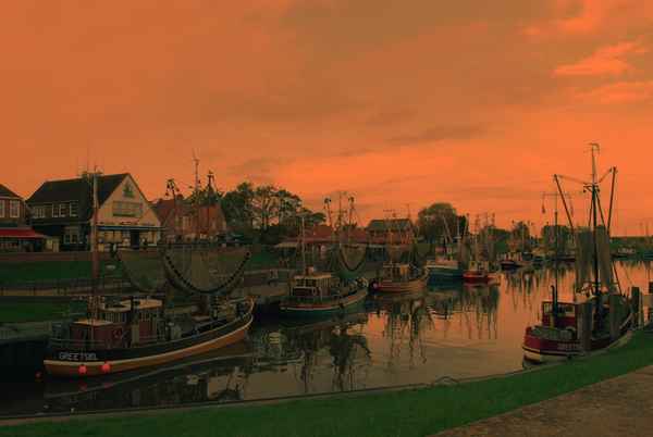 Wenn es Abend wird in Greetsiel