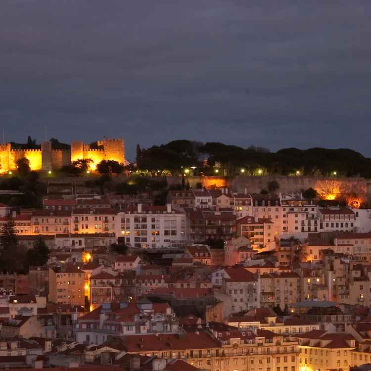 Lissabon bei Nacht