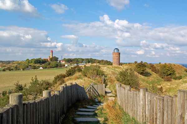 Leuchttürme auf dem Kap Arona (Rügen)